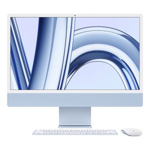 Apple iMac 24″ | M3 CPU 8‑core, GPU 10-core | SSD 256GB | 8GB RAM | Azul