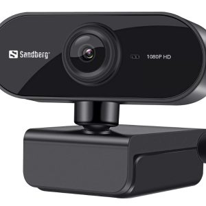 Câmara Web USB Sandberg Flex 1080P HD com Microfone Integrado