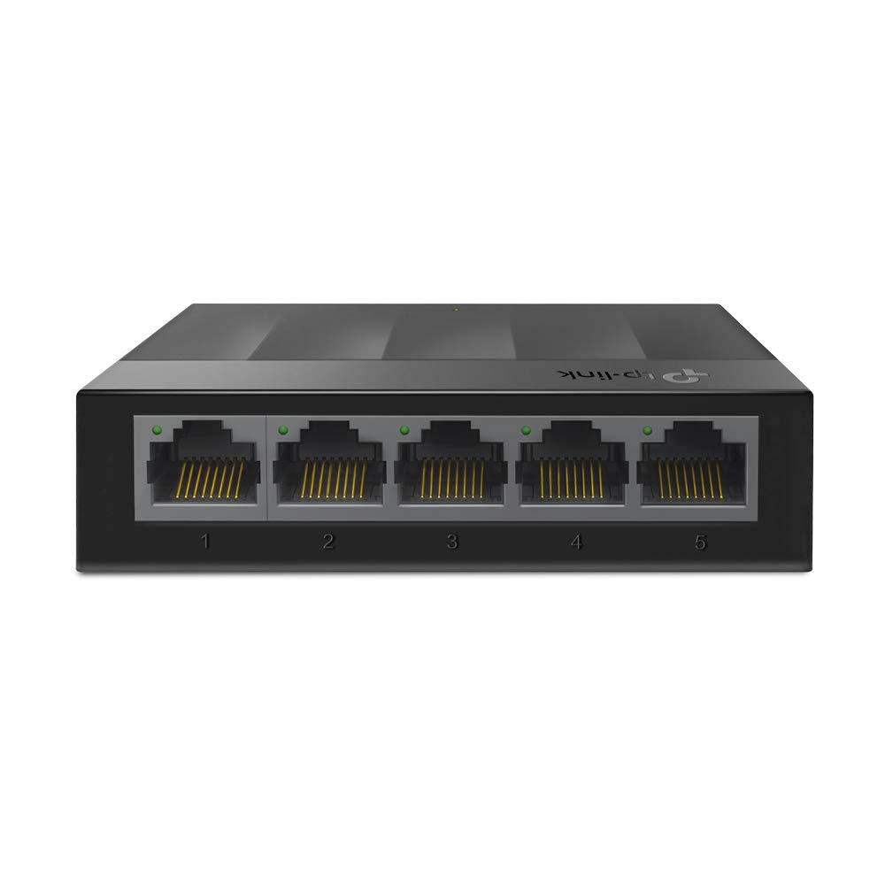 Hub Switch Gigabit TP-Link LS1005G 10/100/1000MBPS 5 Portas – Preto
