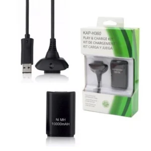 Bateria e Cabo Xbox 360 (KAP-H360)