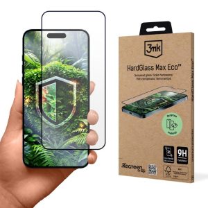 Vidro temperado 3mk iPhone 16 Pro HardGlass Max Eco