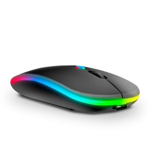 Mouse S/ Fio Onex 2.4g e BT Com RGB (JP-2510)