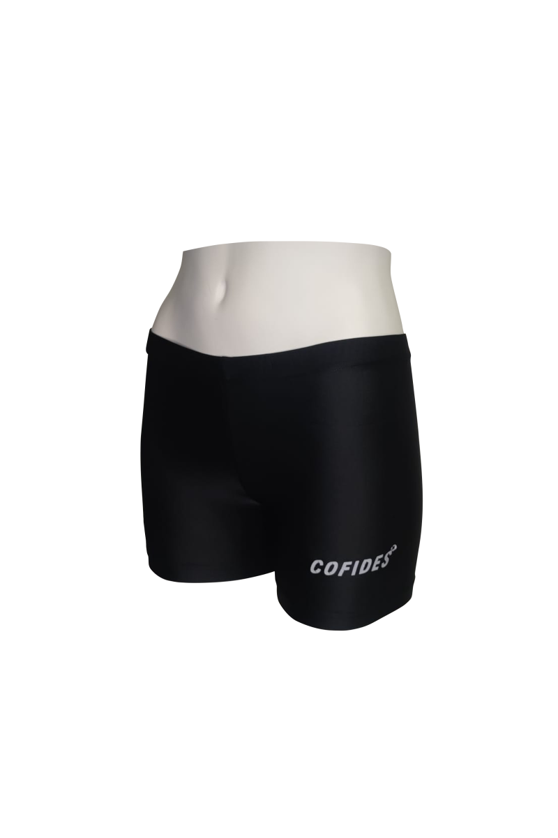 CALÇÃO VOLEIBOL FEMININO EM MALHA BIELÁSTICA PRETA - Image 2
