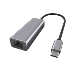 Adaptador de Rede Ewent EW9818 Gigabit USB-C Cinzento