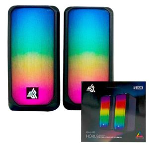 Caixa de Som Hórus 2.0 10W Led RGB Knup – KP-RO810