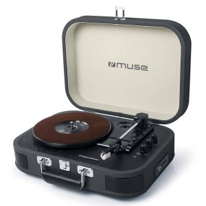 Gira-Discos MUSE MT-201 DG Vintage Collection Stereo 33/45/78 RPM Bluetooth